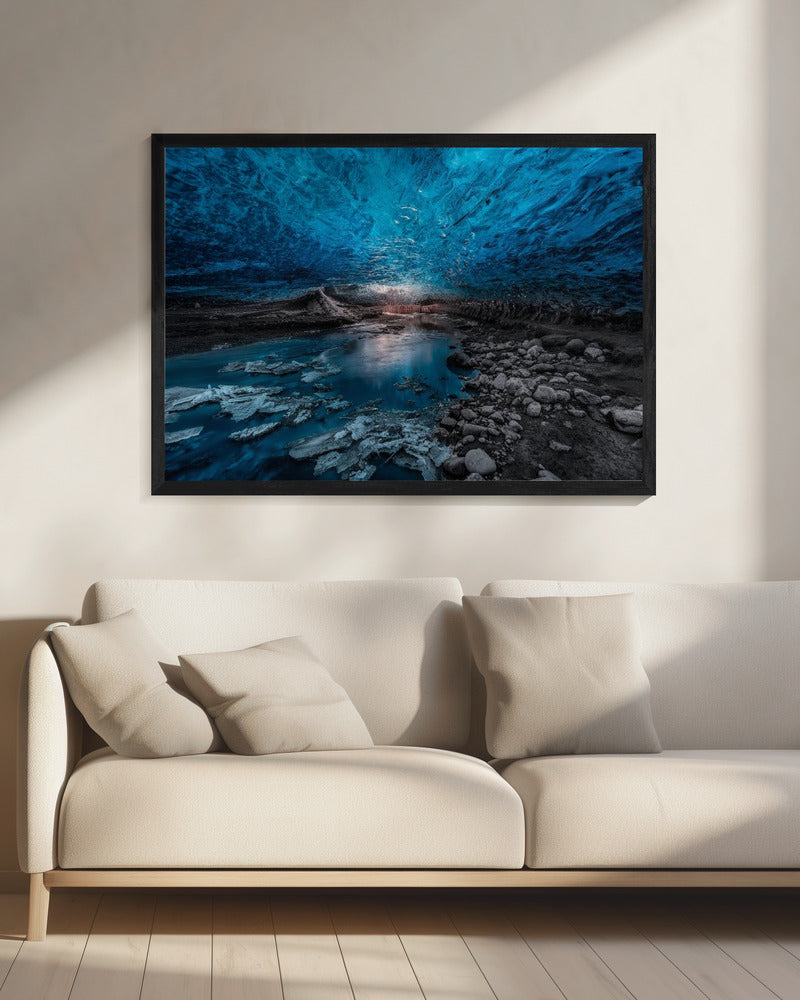 Eishöhle | Leinwand