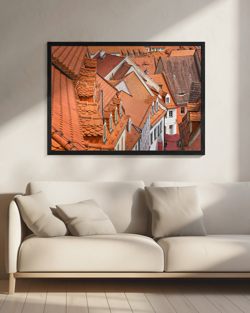 The color of these roofs... | Canvas