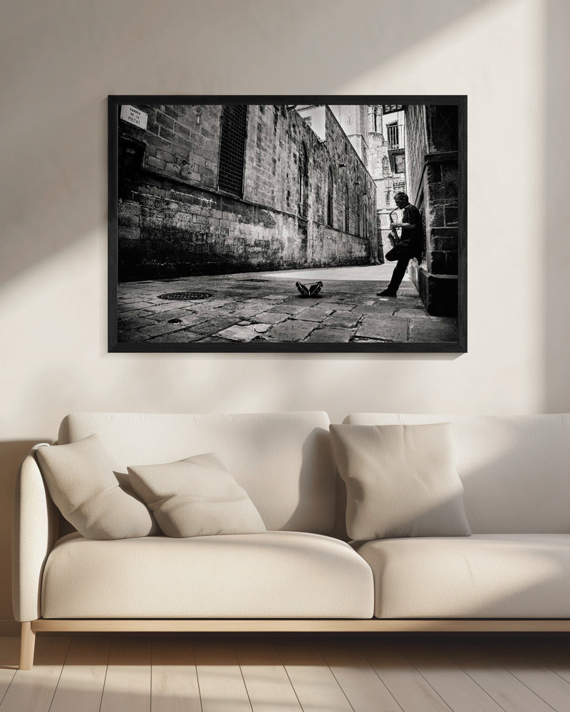 Stille Straße | Leinwand