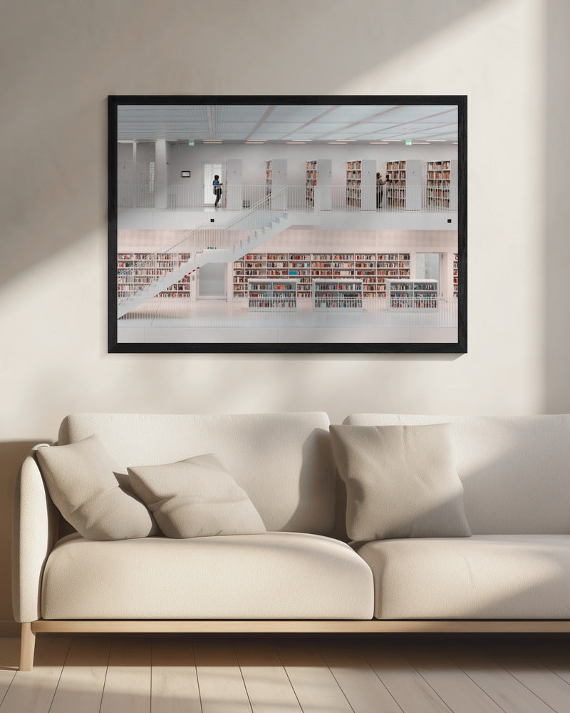 in der Bibliothek, 2014 | Leinwand