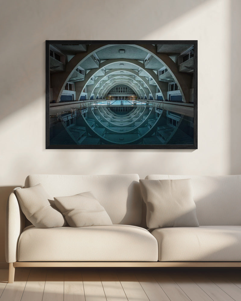 Schwimmen @Nacht | Leinwand