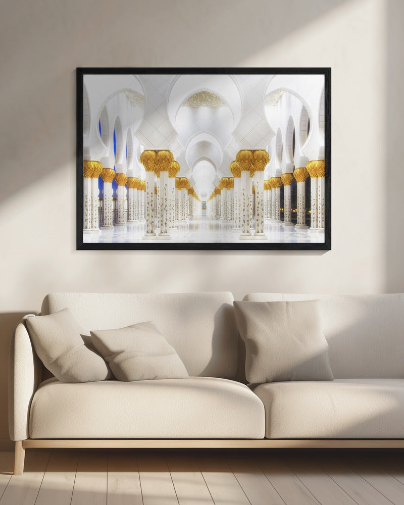Weiß und Gold | Leinwand