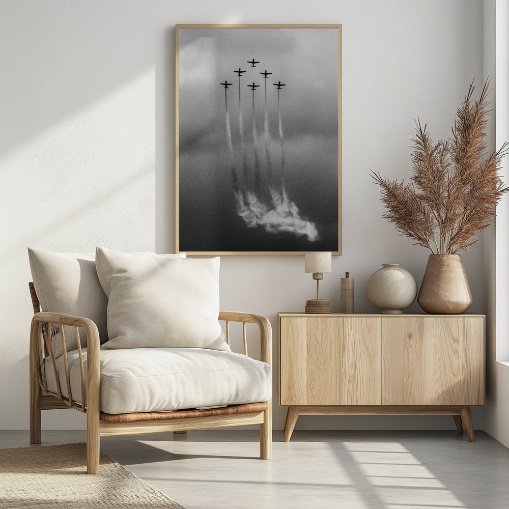 Sechs auf Wolke | Poster