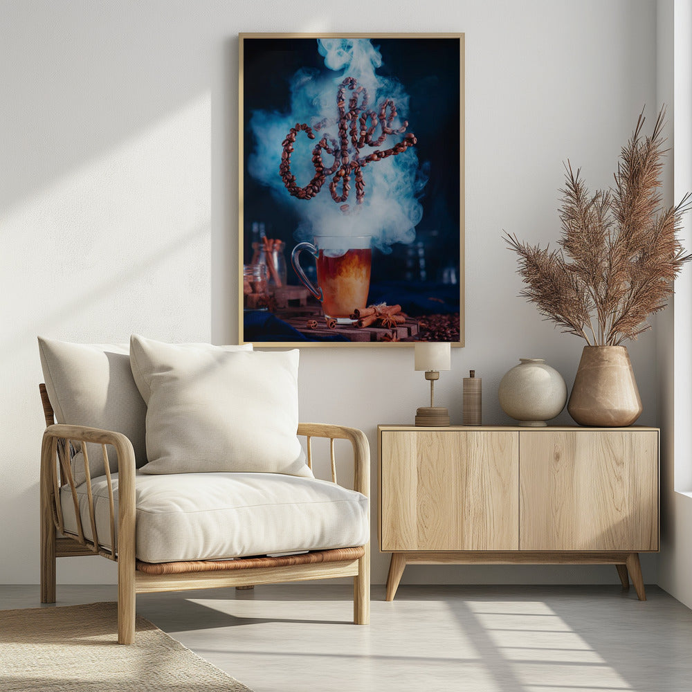 Rieche den Kaffee | Poster