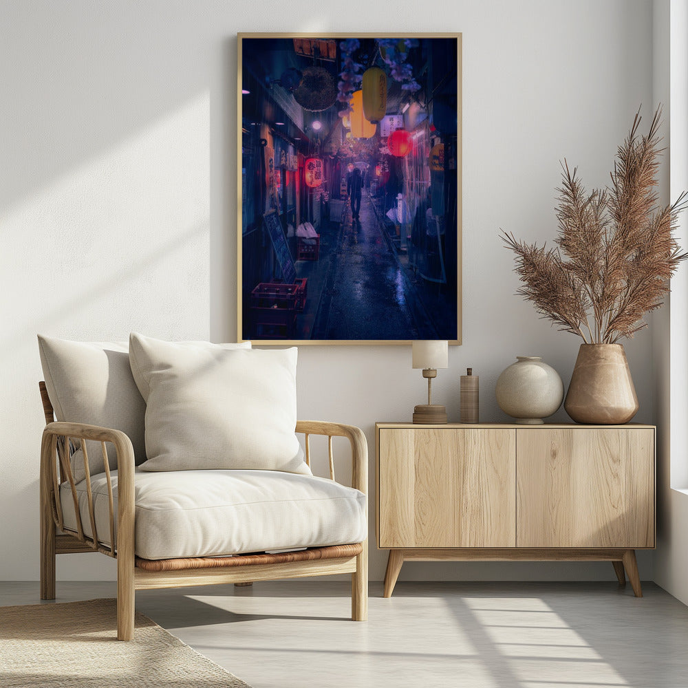 Tokio Blauer Regen | Poster