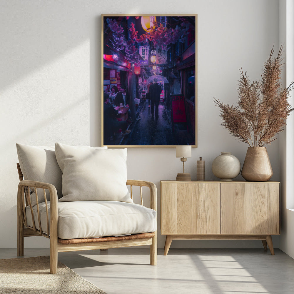 Tokio Blauer Regen | Poster