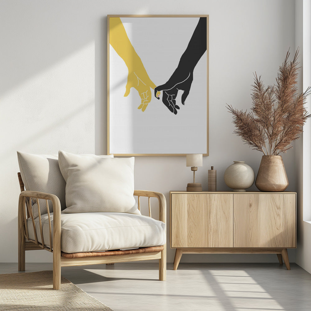 Hände Pinky | Poster