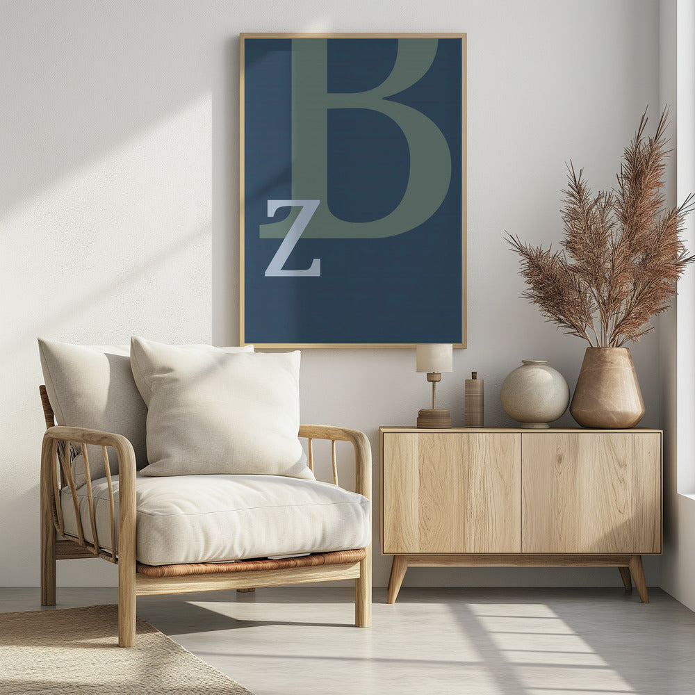 Buchstabe B | Poster