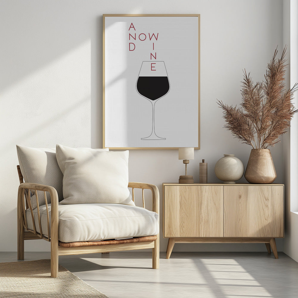 Und jetzt Wein | Poster