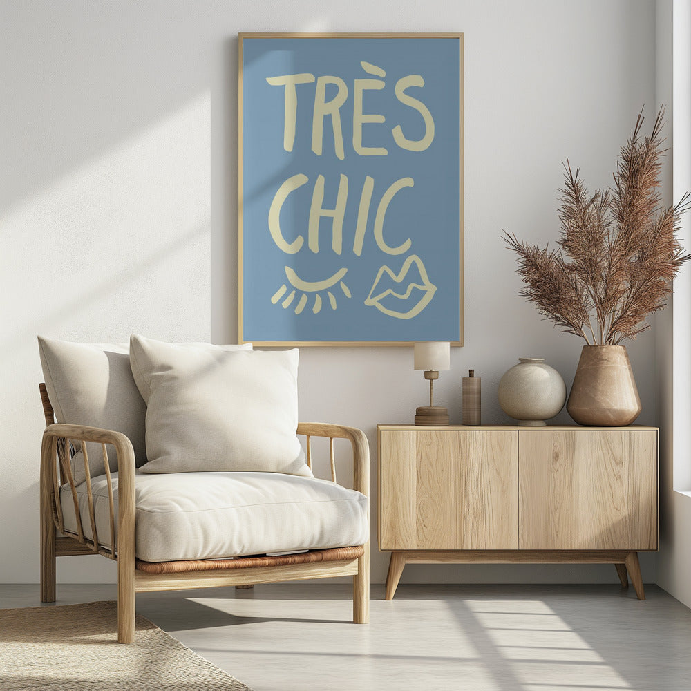 Très Chic Blau | Poster