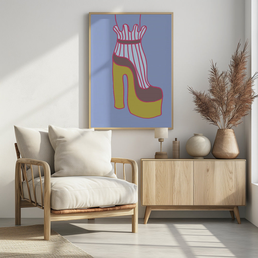 Gelber Absatz 01 | Poster
