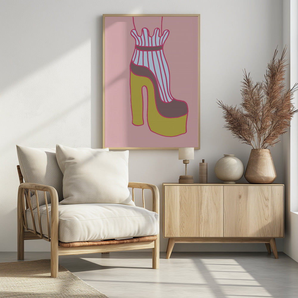 Gelber Absatz 02 | Poster