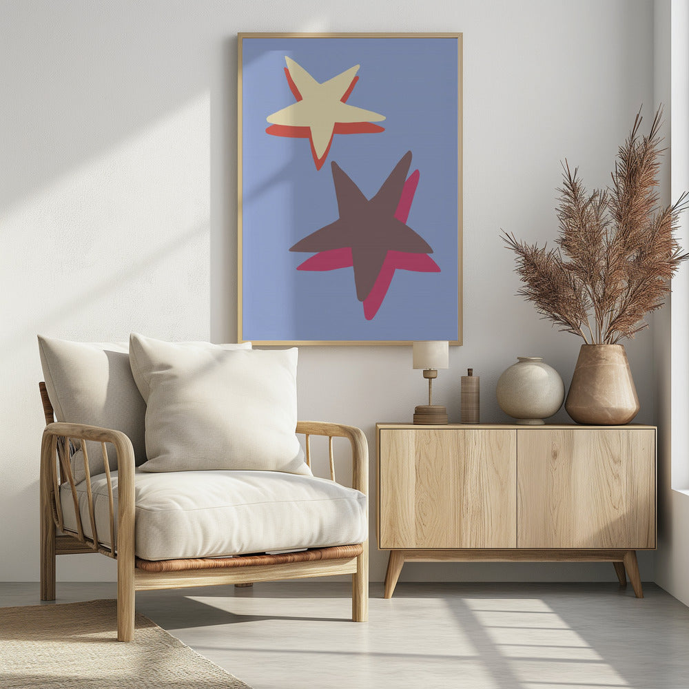 Blauer Stern | Poster