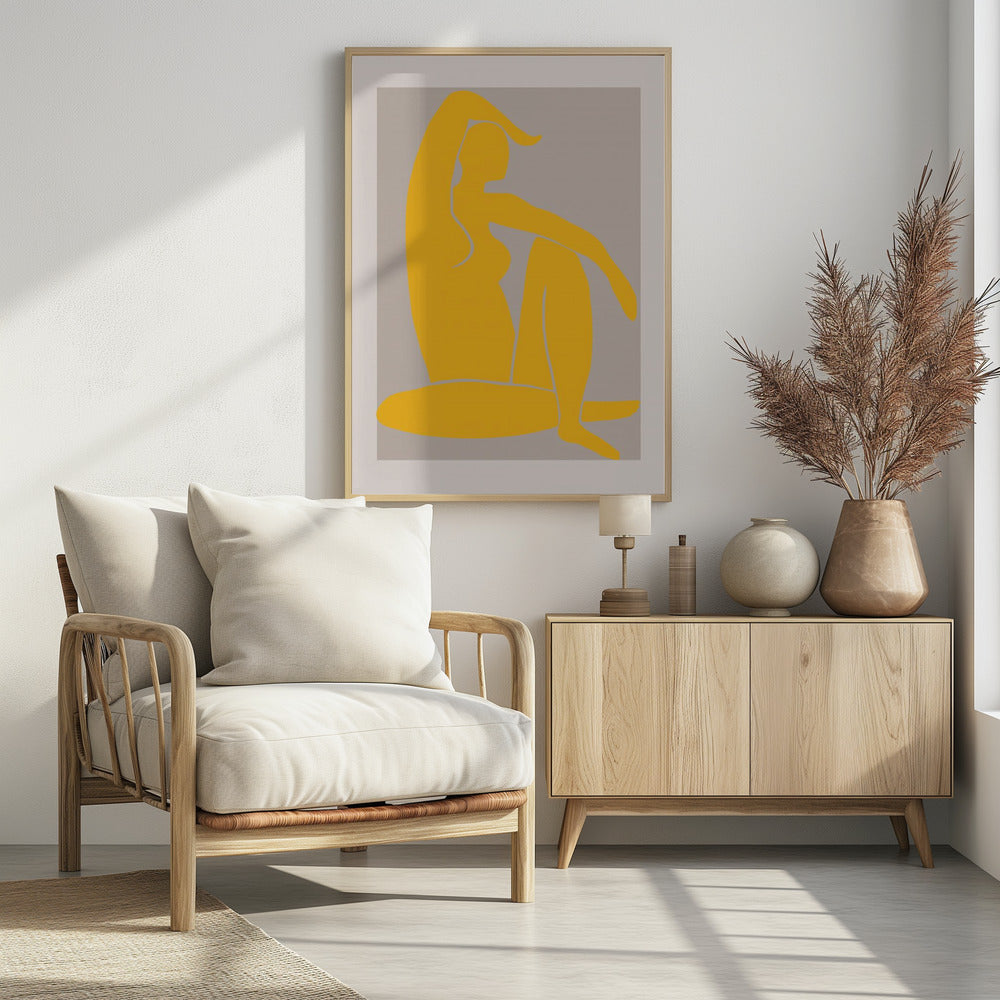 Gelbe Figur | Poster