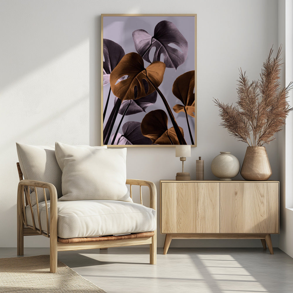 Monstera Lila 01 | Poster