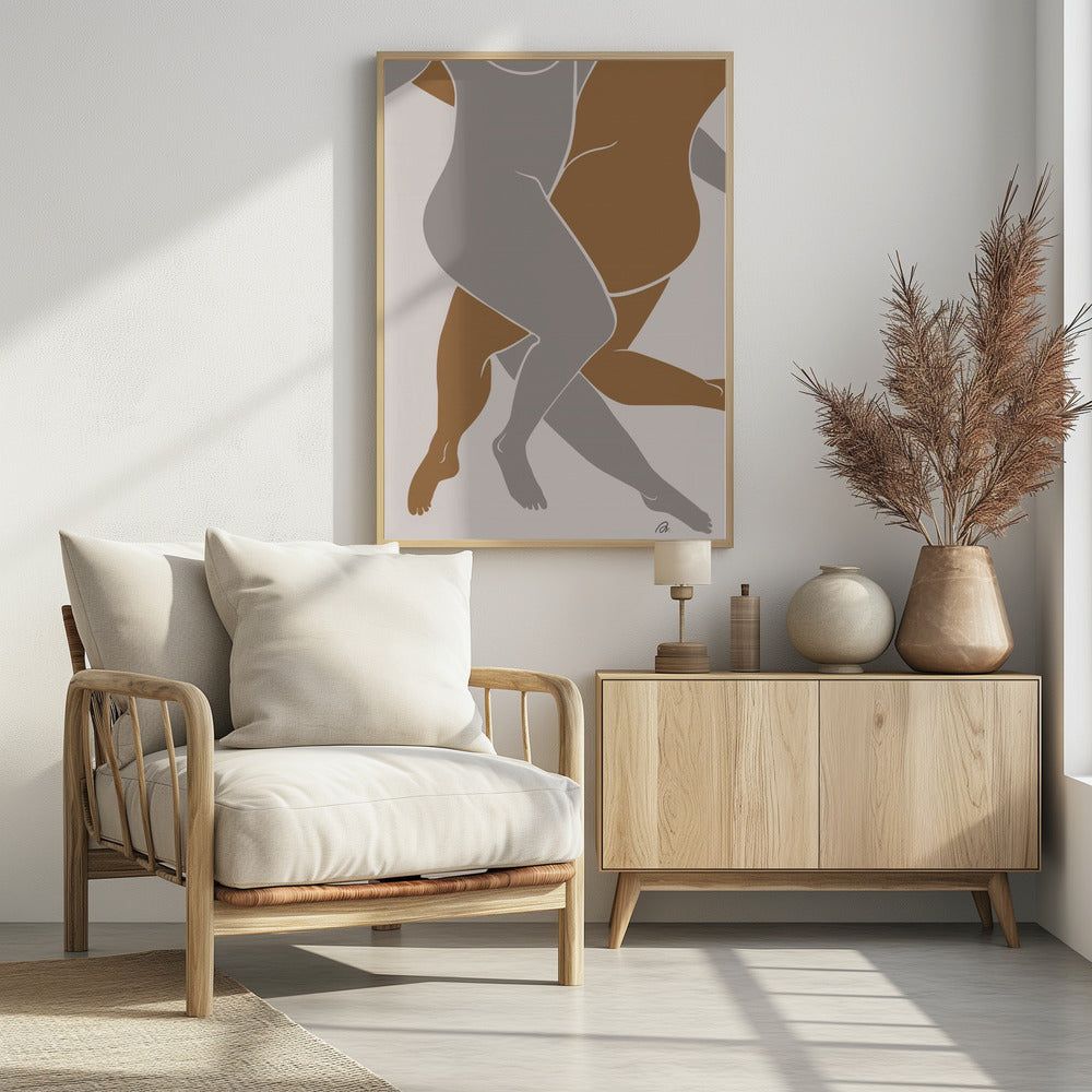 Lovers Beige | Poster
