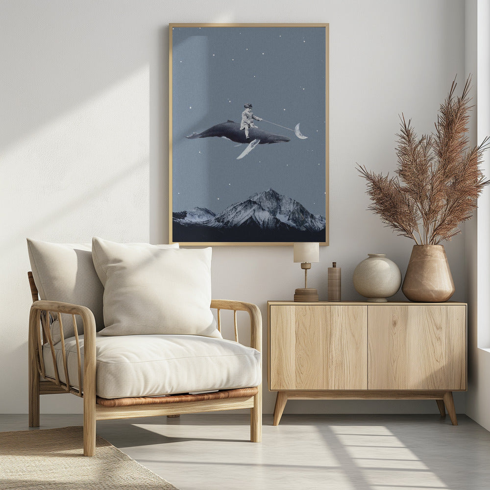 Zielen Sie auf den Mond | Poster