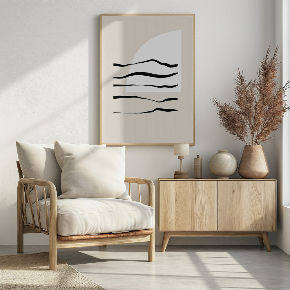 Curved Lines & Light | Poster