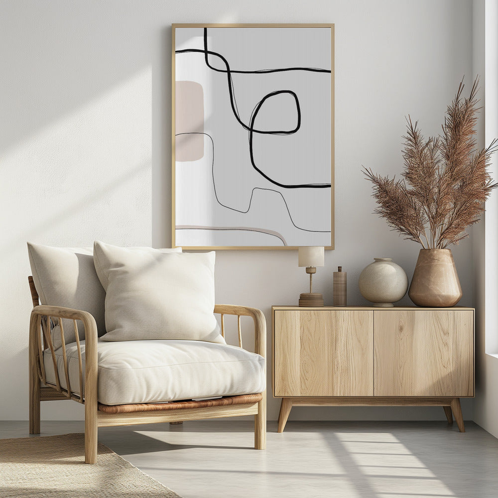Kurven und Linien | Poster