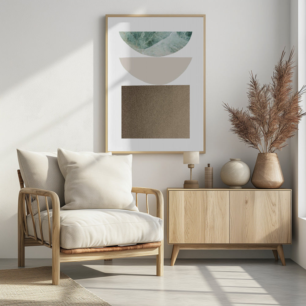 Minimalistische geometrische Formen | Poster
