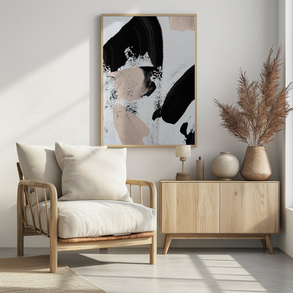 Schwarz und Nackt | Poster