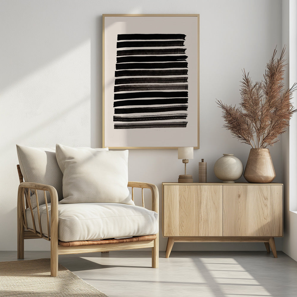Streifen_Beige | Poster