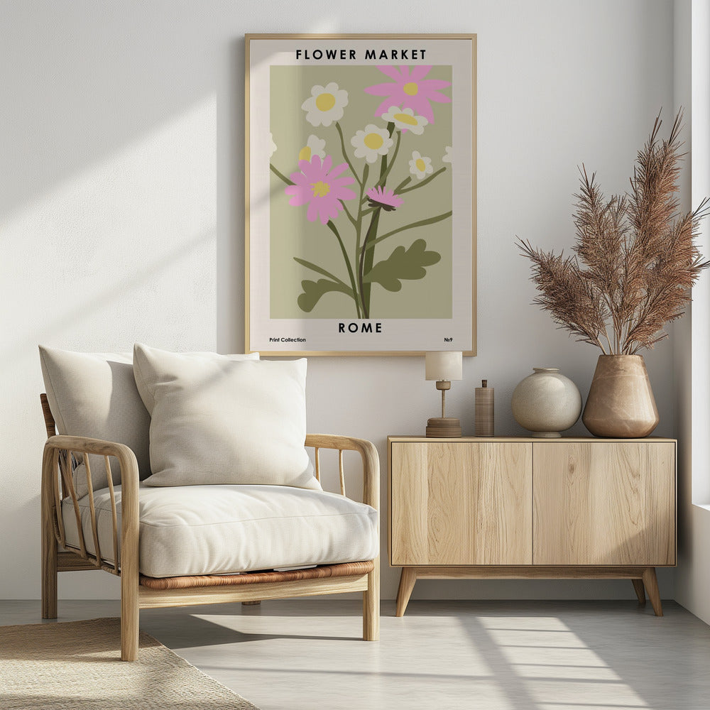Blumenmarkt Rom | Poster