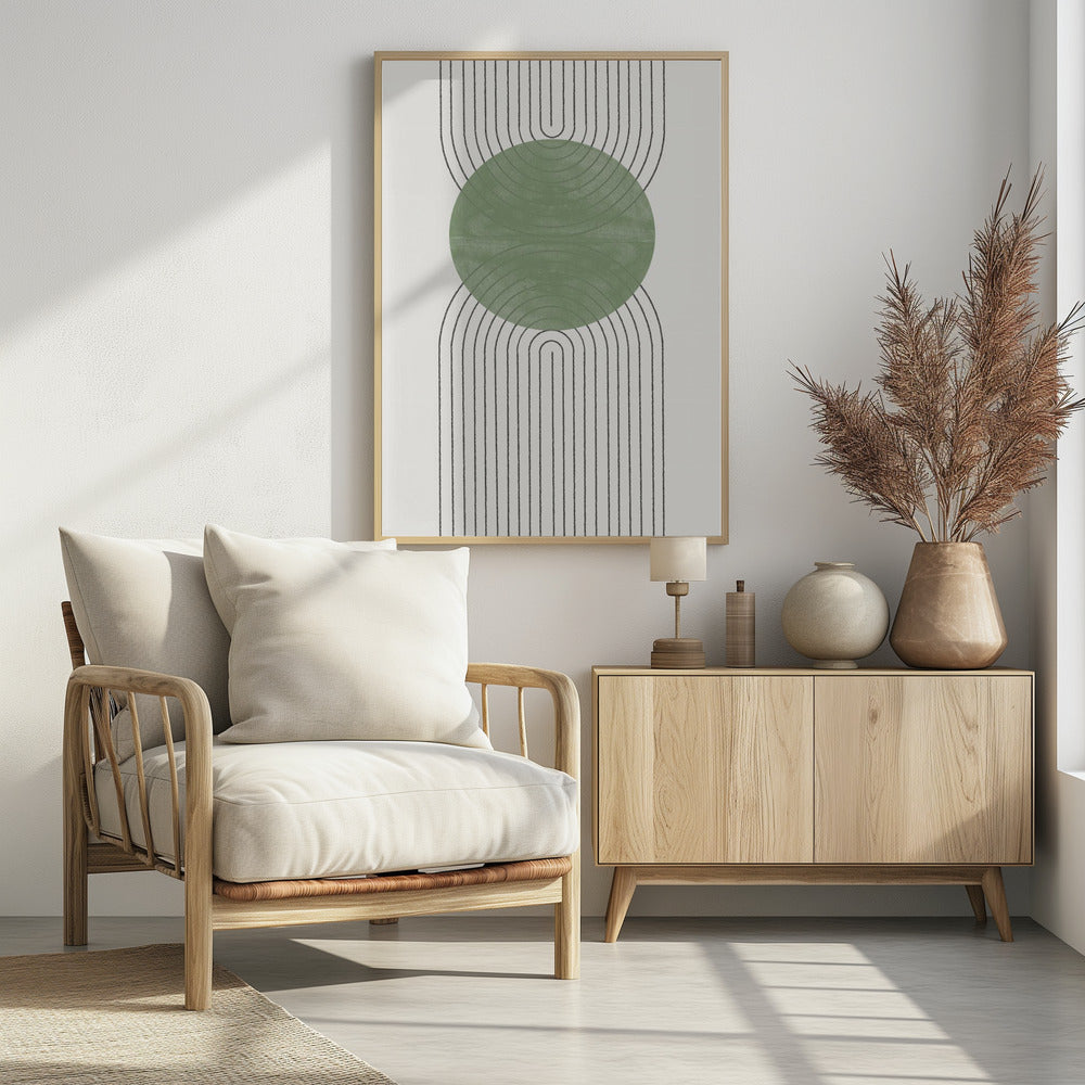 Green Harmony Flow | Poster