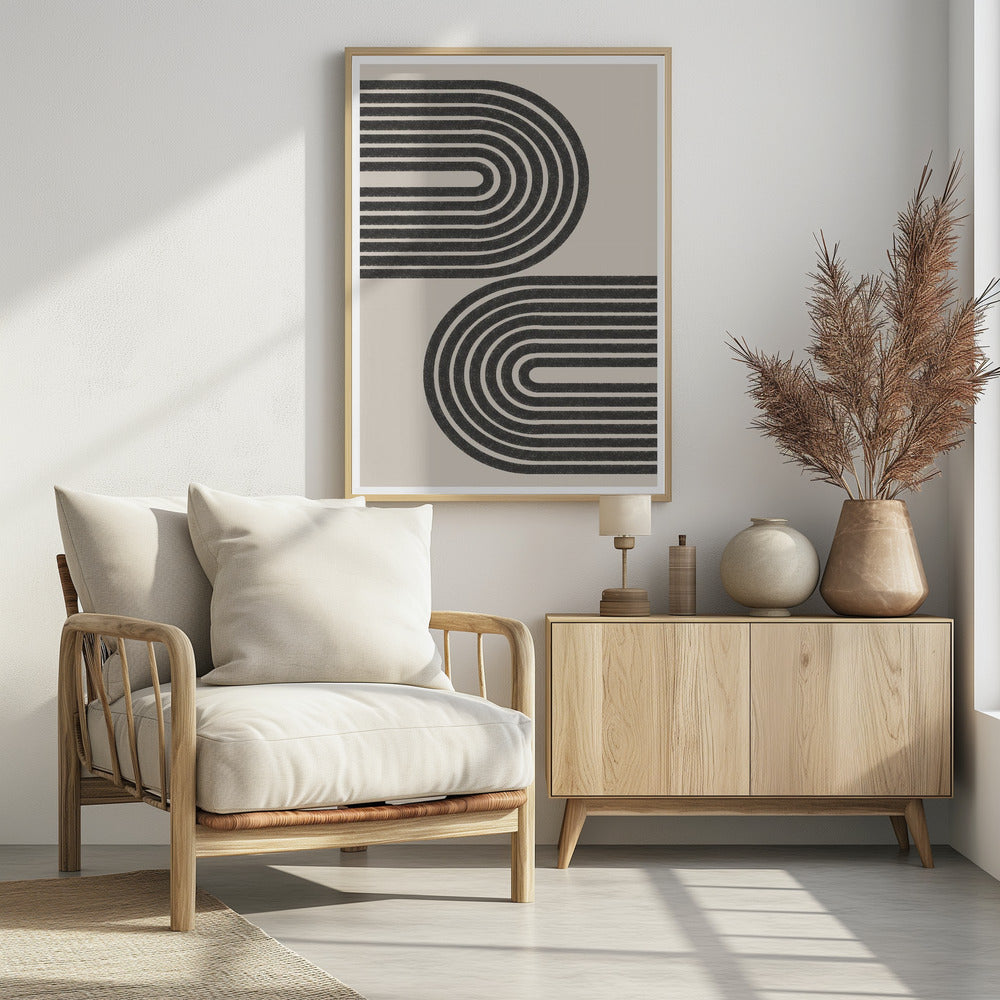 Curved Lines Dance | Poster