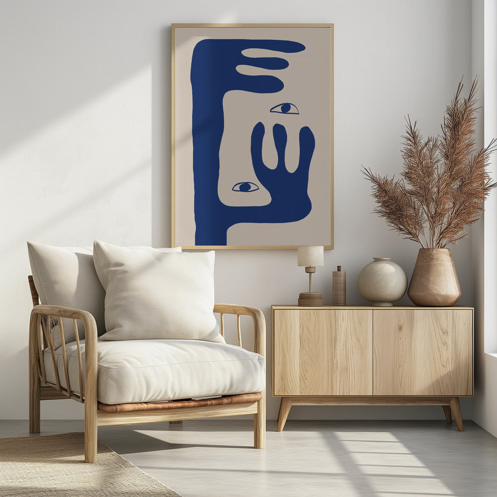 Abstraktes Gesicht Nr. 1. | Poster