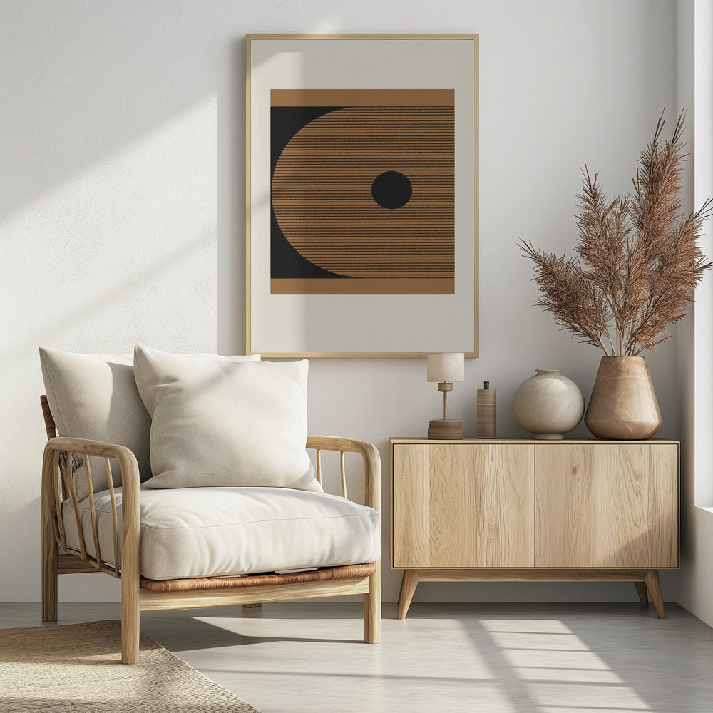 Geometrische Sonnenfinsternis | Poster