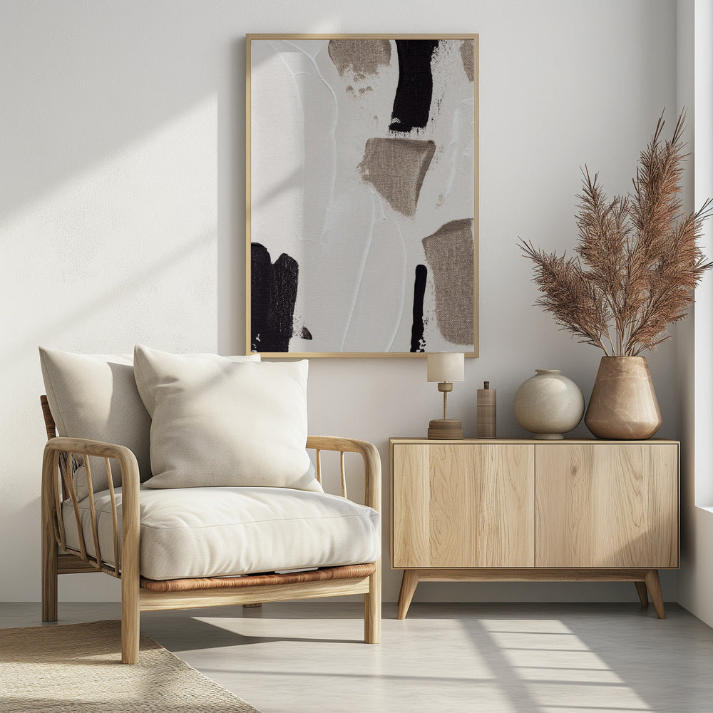 Abstrakte Wischbewegungen | Poster