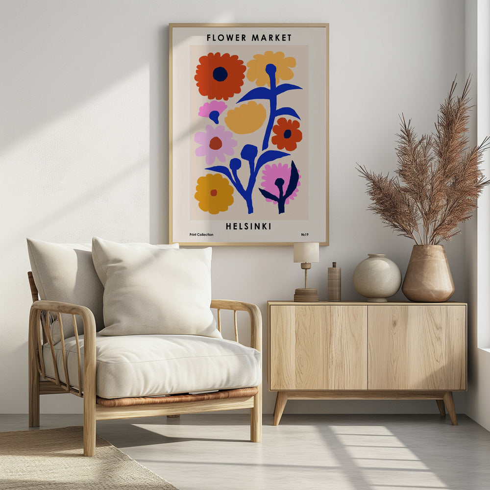 Blumenmarkt. Helsinki | Poster
