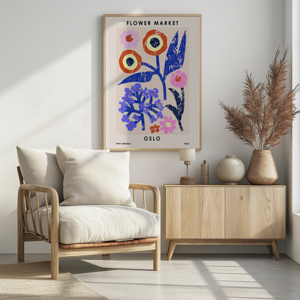 Blumenmarkt. Oslo | Poster