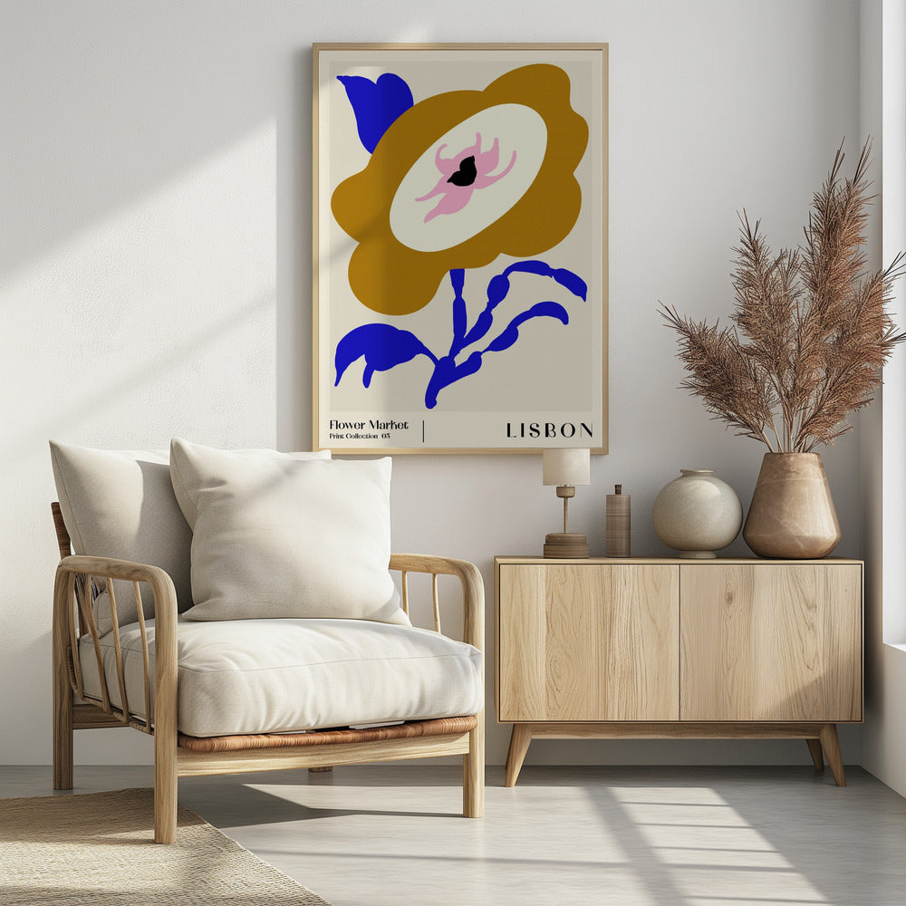 Blumenmarkt. Lissabon | Poster