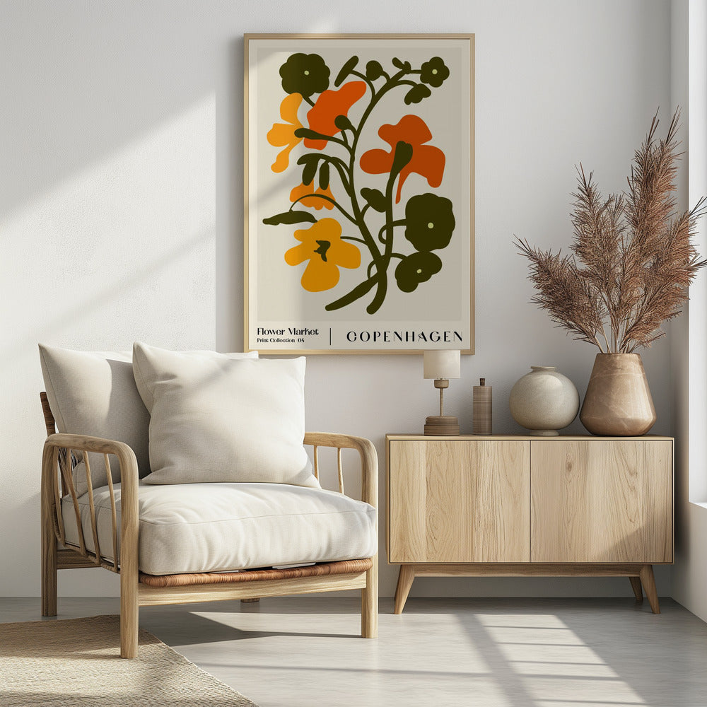 Blumenmarkt. Kopenhagen | Poster
