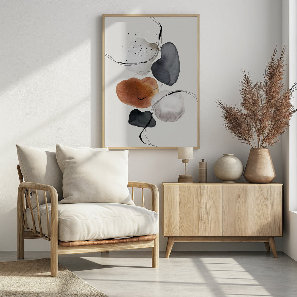 Fluid Shapes Dance | Poster