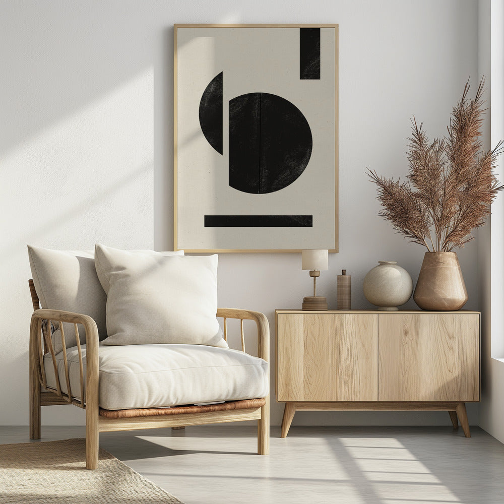 Geometrischer Kontrast | Poster