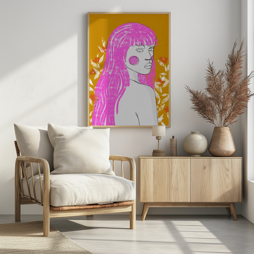 Rosa Flüsterblick | Poster