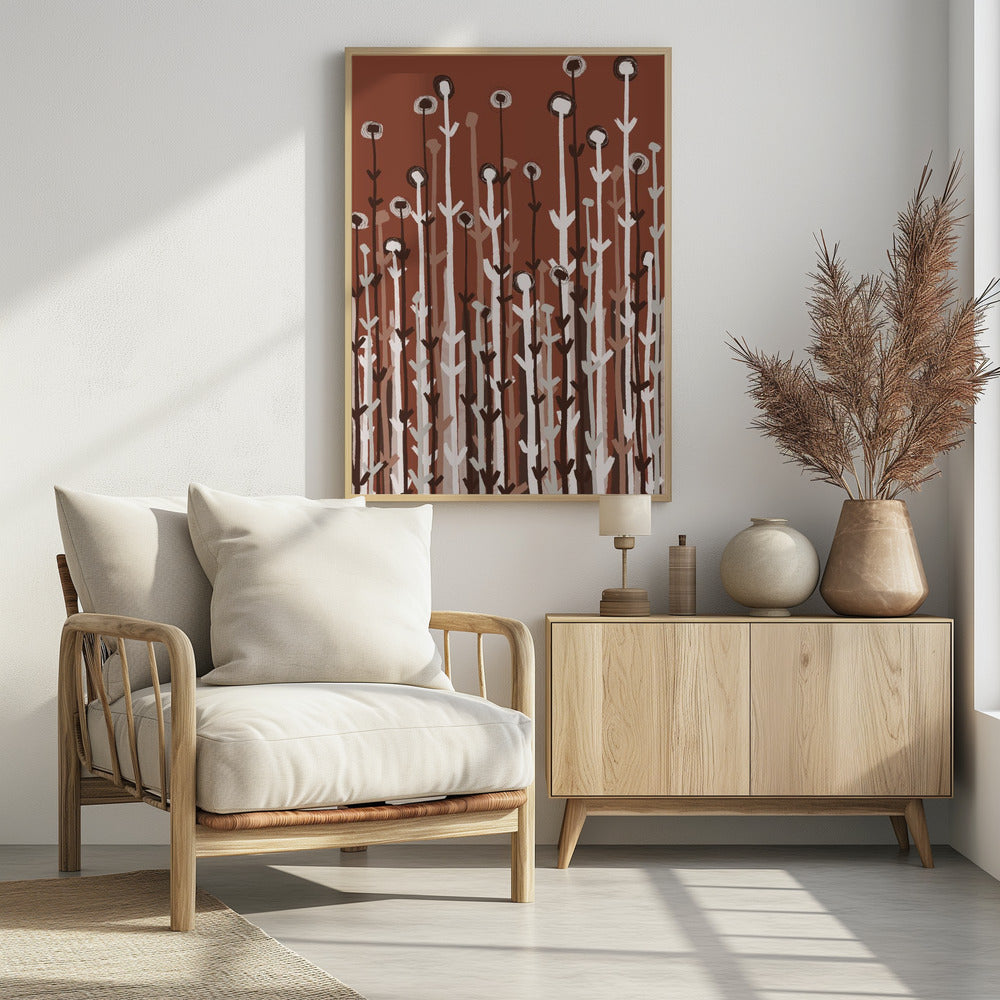 Whimsical Stems | Poster