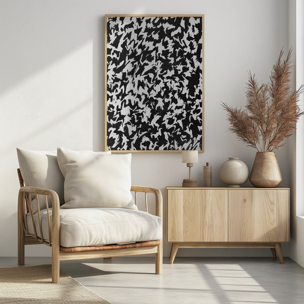 Monochrome Whirl | Poster