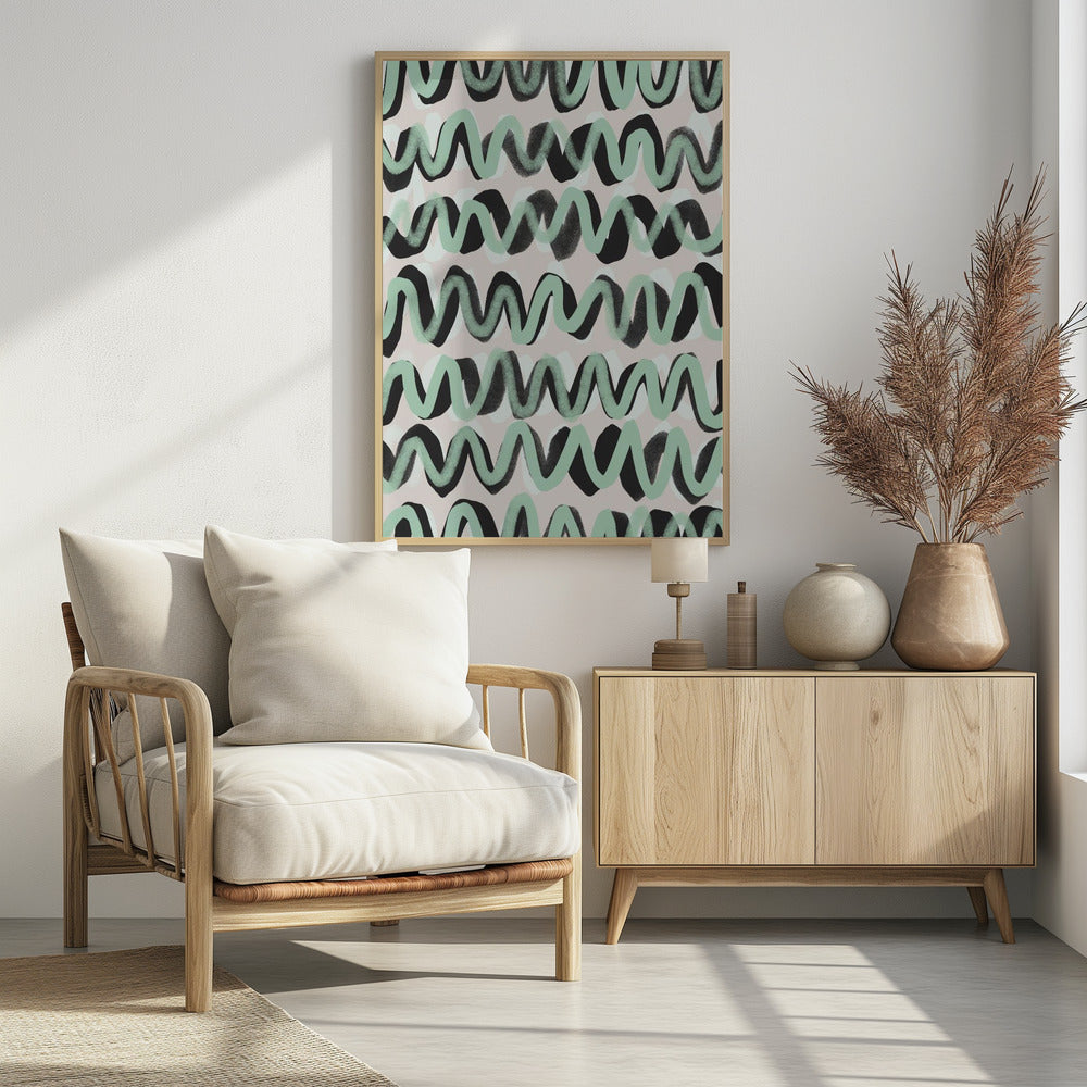 Wellenbewegungsrhythmus | Poster