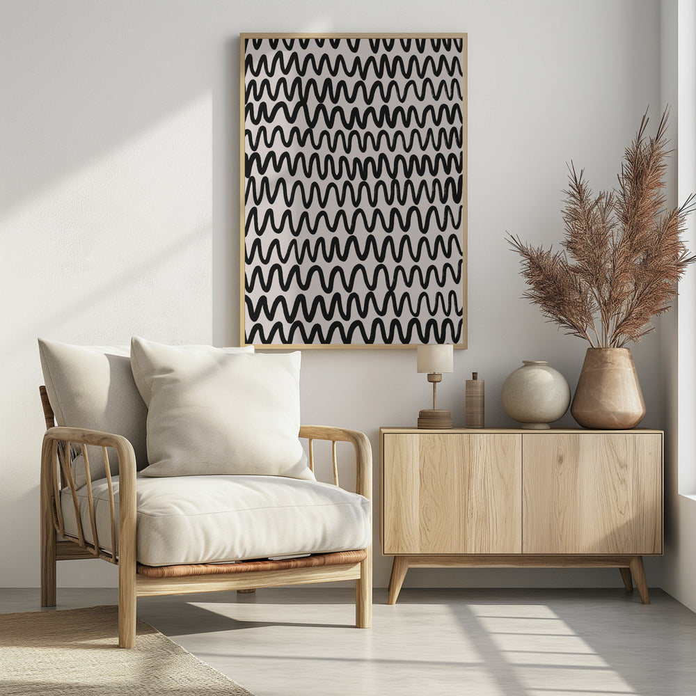 Wellenförmige Rhythmen | Poster