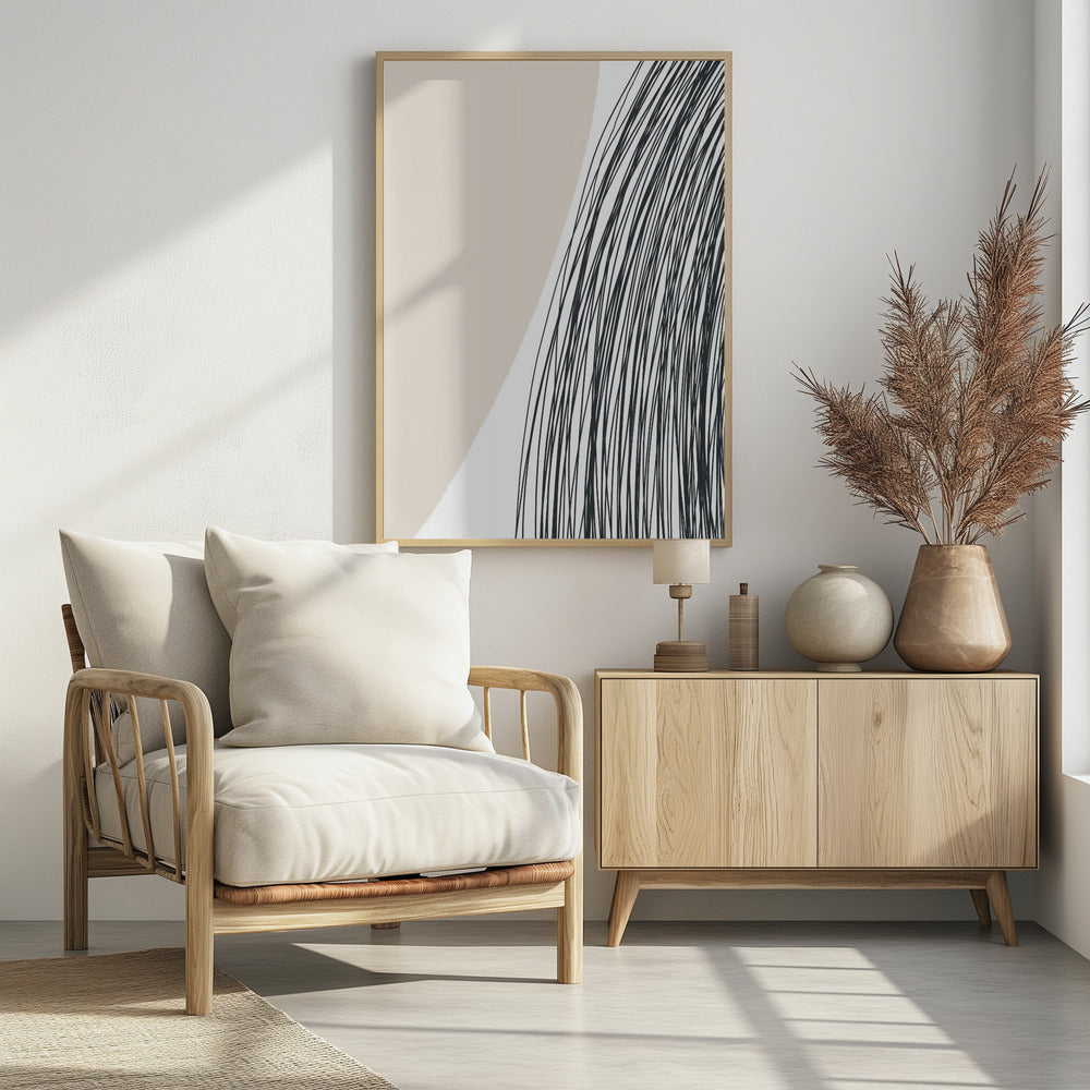 Harmonie geschwungener Linien | Poster