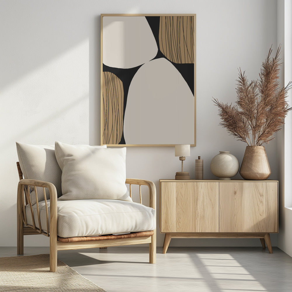 Abstract Earth Tones | Poster