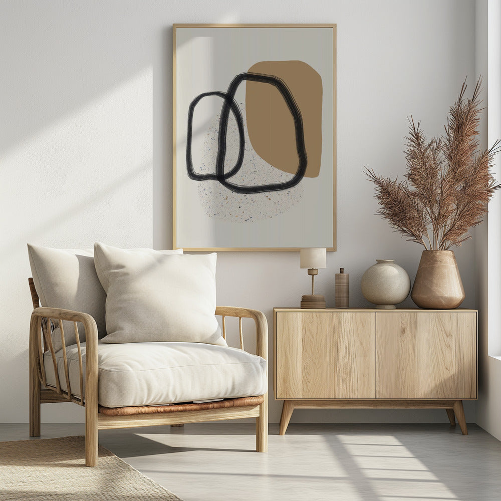 Organic Shapes And Earthy Tones | Poster