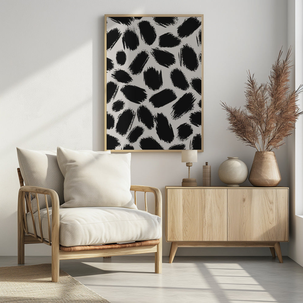 Pinselstrich-Chaos | Poster