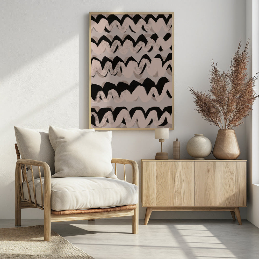 Zickzack-Wandteppich | Poster