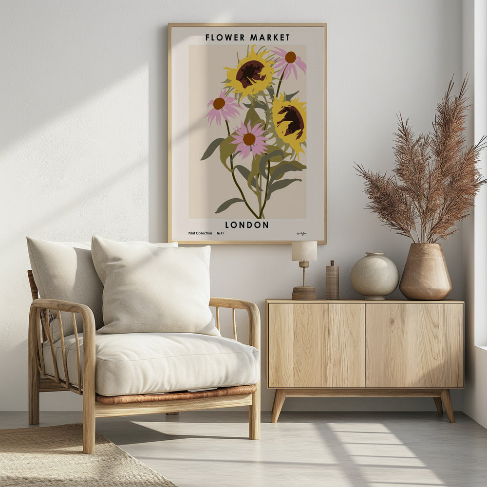 Blumenmarkt. London | Poster