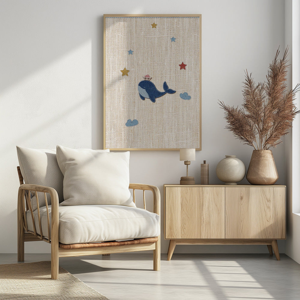 Cute Whale | Poster